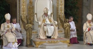 POPE-Francis-on-Throne